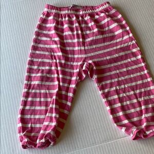 Baby Boden Striped Pink Kids Pajama Pants size 18-24 M